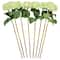 33" Green Hydrangea Artificial Flower Stem, 8ct.